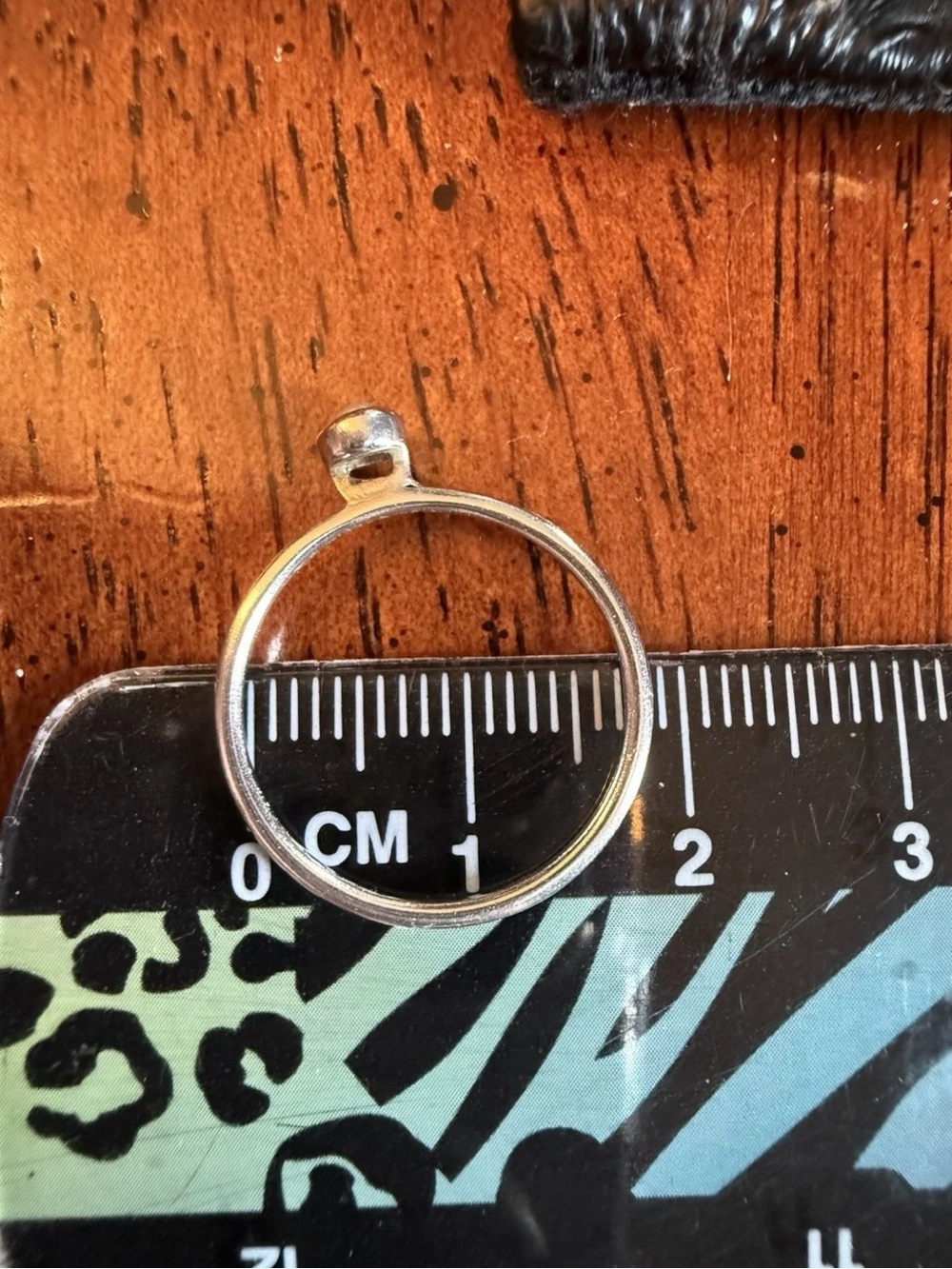 Silpada June Birthstone Silver Dainty Stackable Ring Size 7 - Picture 3 of 6